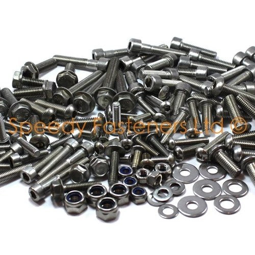 126 Bolt Universal Stainless Steel Motorcycle Frame Bolts Kit Speedy Fasteners
