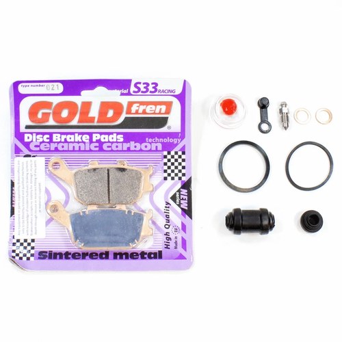Brake Caliper Seal Kit+Sintered Brake Pads -2003-2012 Suzuki SV 650 Rear