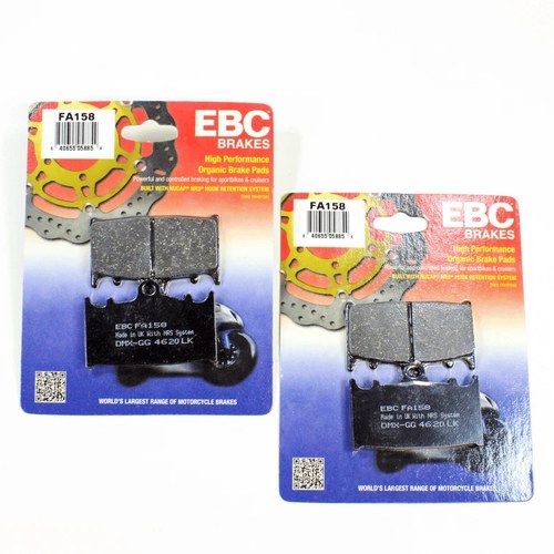 Ebc Organic Brake Pad Set - 2 Pair FA158x2