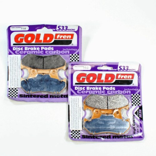 Brake Pad Set GoldFren S33-050 Racing for select Honda Ebc Equiv FA69 2 Pr