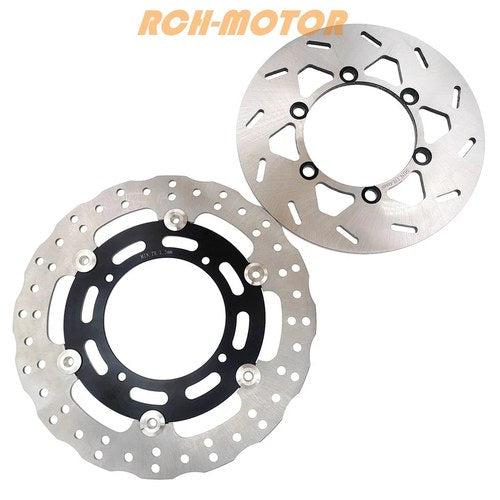 Front & Rear Brake Disc Rotors For 1997-2007 Kawasaki Klx 300R