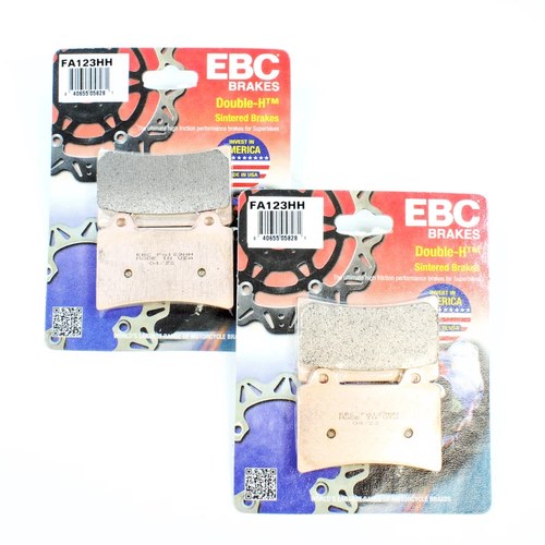 Ebc Sintered Brake Pad Set - 2 Pair FA123HHx2