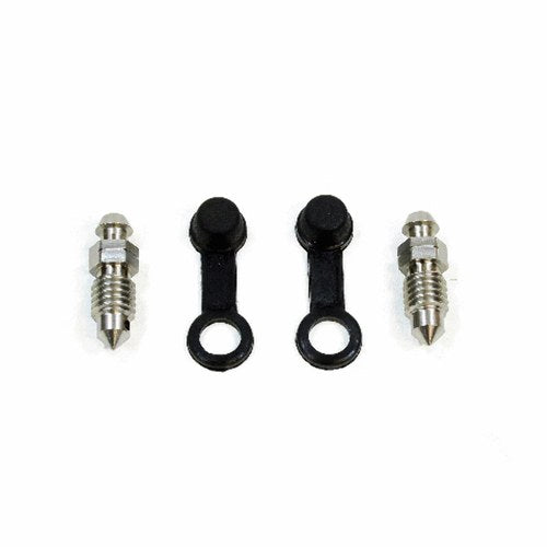 Stainless Steel Bleed Nipples 8mm x2 with Caps