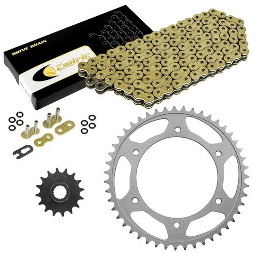 Golden O-Ring Drive Chain & Sprocket Kit for BMW F650GS F650 Gs 1999-2007