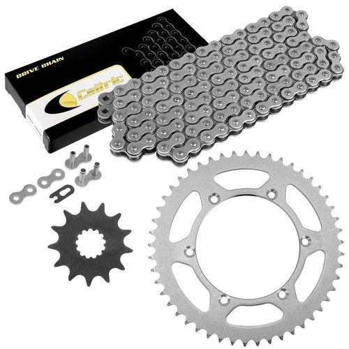 Drive Chain & Sprockets Kit for Kawasaki KX250 1999 2000-2005 2006 2007