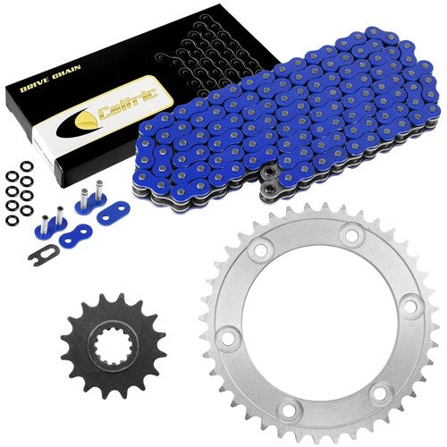 Blue O/Ring Drive Chain and Sprockets Kit for Honda RVT1000R Rc51 2000-2006