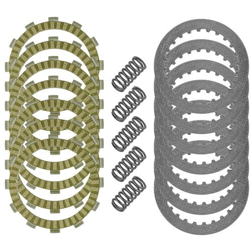 Clutch Friction Steel Plates and Springs Kit for Honda CR125R 2000 2001 - 2003