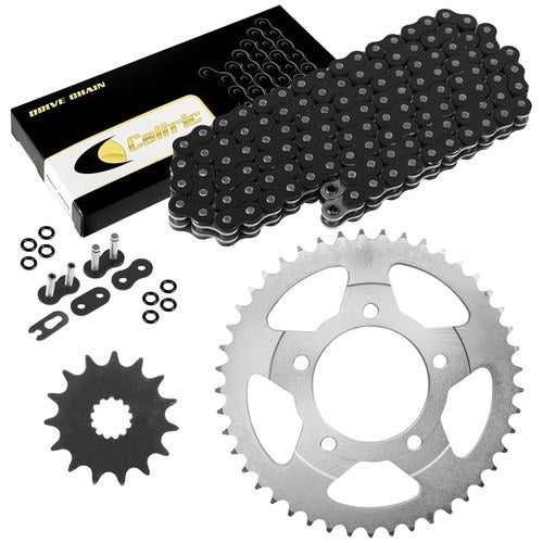 Black O-Ring Drive Chain & Sprockets Kit for Suzuki SV650 SV650A SV650S 1999-12