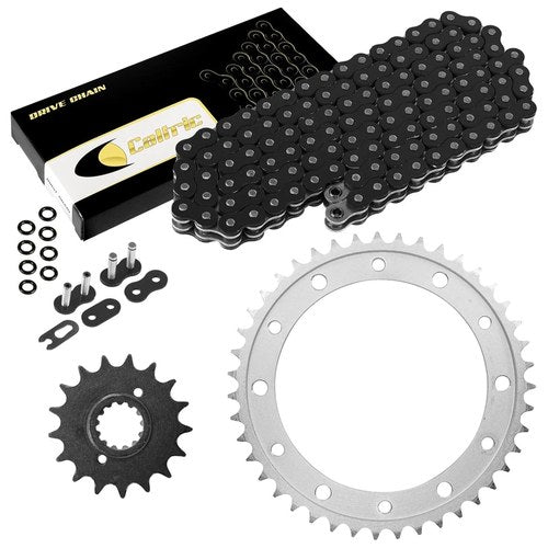 Black O-Ring Drive Chain & Sprockets Kit For Honda VFR800F VF1000F VF1000R