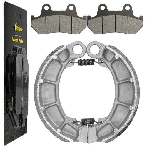 Front Brake Pads & Rear Brake Shoes for Honda VF500C V30 Magna 500 1984 1985