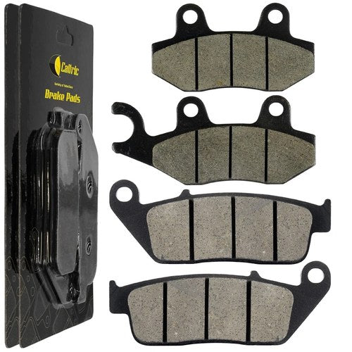 Caltric Front and Rear Brake Pads for Triumph America / America LT 2003-2016