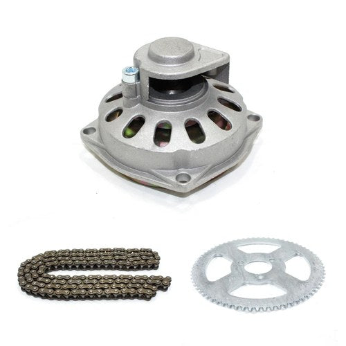 6T Clutch Drum Bell Housing +25H Chain +Sprocket 49cc Pocket Quad Dirt Bike ATV
