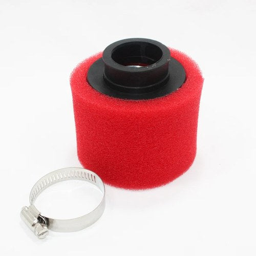 Red 41mm 42mm Foam Air Filter Pod Cleaner 150cc 160 Pit Quad Dirt Bike ATV Buggy