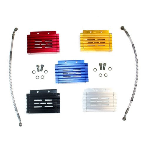 CNC Oil Cooler Kit Radiator 140cc 150cc 160cc Pit Pro Trail Dirt Quad Bike ATV
