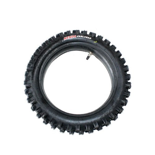Kenda Carsbad 80/100 - 12 Inch Rear Knobby Tyre Tire + Tube Pit Pro Dirt Bike