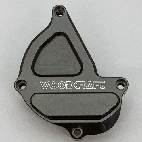 Yamaha 2015-26 R1 R1M R1S Woodcraft Ignition Engine Cover Protector Black Plate