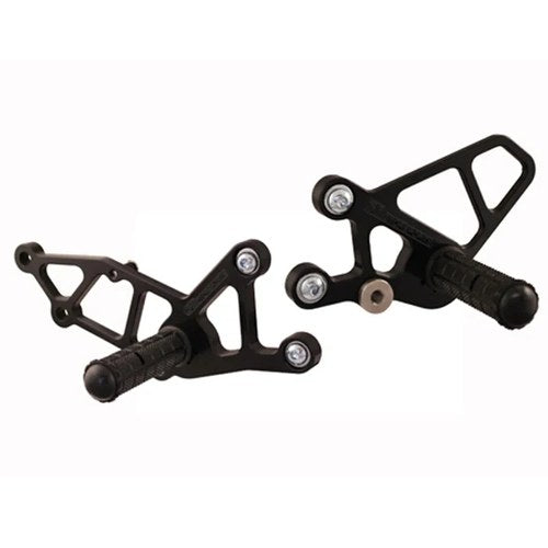 Kawasaki 2013-17 Ninja 300R Woodcraft Racing Rearsets / Footpegs - Standard Kit