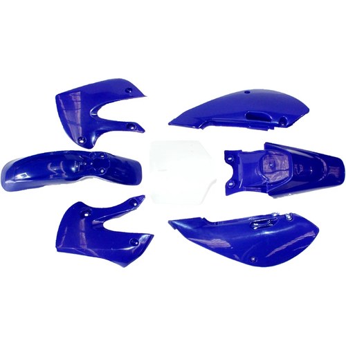 Blue Fairing Fender Kit Plastics KLX110 125cc Pit Pro Trail Dirt Big Foot Bike