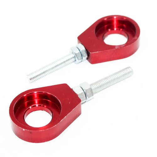 Red 15mm 76mm Chain Adjuster Bolts Tensioner Pit Pro Trail Quad Dirt Bike ATV