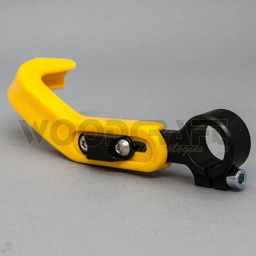 Woodcraft Racing Hand / Clutch Lever Guard Assembly - Left Side - Yellow