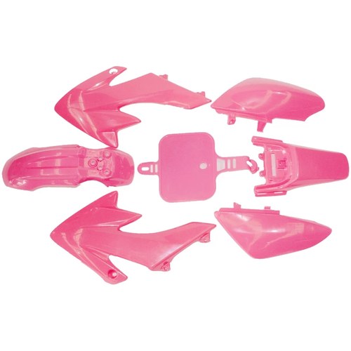 Pink Plastics Guard Fairing Fender Kit CRF50 110c 125cc Pit Pro Trail Dirt Bike