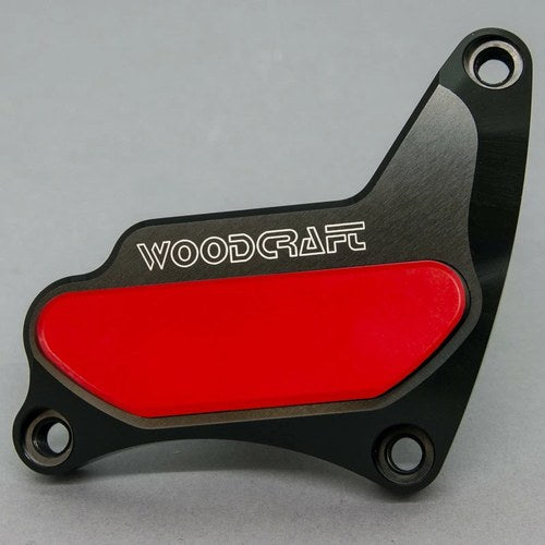 Suzuki 2001-08 Gsxr 1000 Woodcraft Rhs Crank Cover Engine Protector - Red Pad