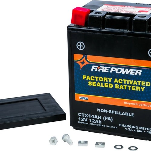 Polaris 1991-93 Big Boss 250 6X6 FirePower Factory Activated Battery CTX14AH-BS