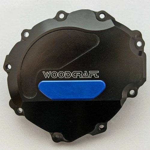 Honda Cbr 1000RR 2008-2009 Woodcraft Left Side Engine Stator Cover - Blue Plate