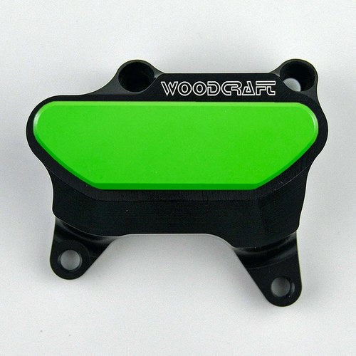 KTM 2020-2024 890 Duke Woodcraft Rhs Water Pump Cover Protector - Green Plate