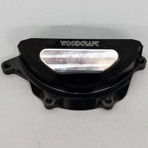 Yamaha 2025 R9 Woodcraft Engine Stator Cover Protector - Silver Plate