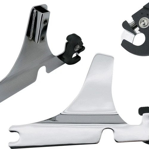 Harley Davidson Harddrive Detachable Sissy Bar Side Plates Chrome Softail