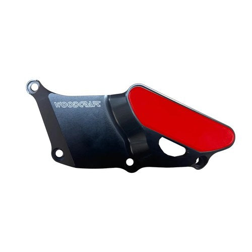 Kawasaki 2023-2025 ZX4RR Woodcraft Racing Rhs Engine Clutch Cover - Red Plate