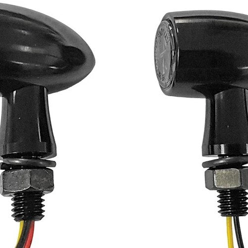 Harley Davidson Harddrive LED RUN/TURN Signal Black WHITE/AMBER Smoked Lens