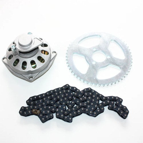 6T Clutch Drum Bell Housing +T8F Chain +Sprocket 49cc Pocket Quad Dirt Bike ATV