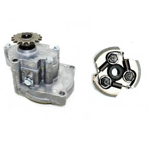 17T Clutch Drum Housing Gear Box + Clutch 47 49cc Mini Pit Pocket Quad Dike ATV