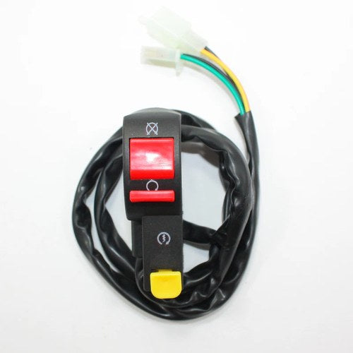 Kill Switch + Start Button 2X2 Pin Male Female Plugs Pit Pro Quad Dirt Bike ATV