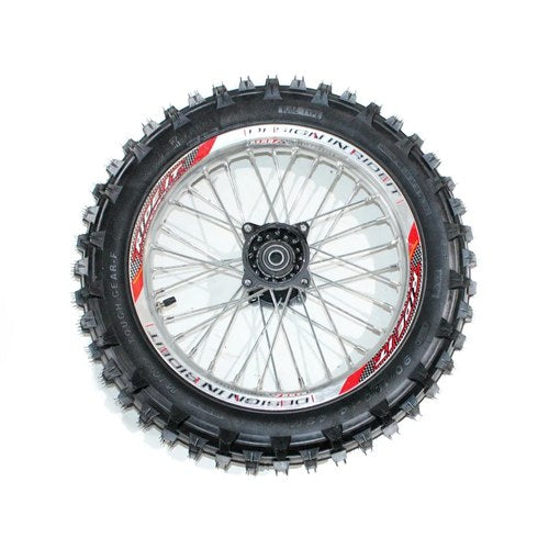 Silver 90/100 - 14 14" Inch Rear Back Wheel Rim Tyre Tire Pit Dirt Bike Bigfoot