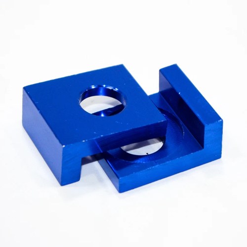 Blue 15mm Alloy Chain Adjuster Block Tensioner Pit Pro Quad Trail Dirt Bike ATV