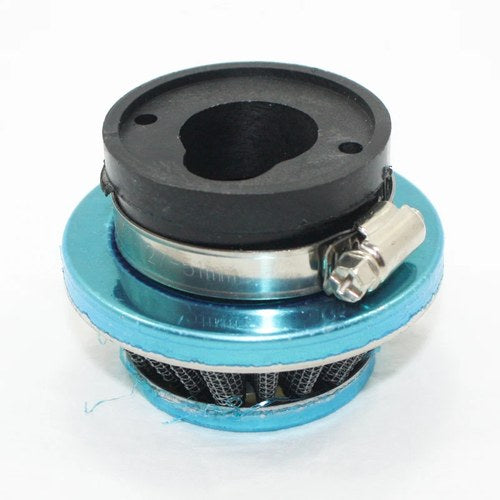 Steel Pod Air Filter Cleaner+ Carby Adaptor 49cc Pit Dirt Pocket Quad Bike ATV