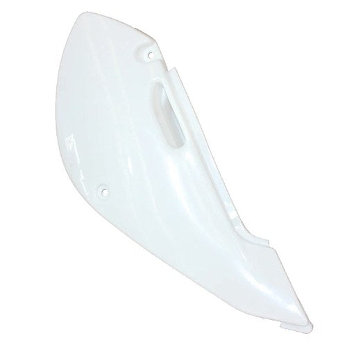 White Plastic Rear Right Side Guard Fender KLX110 Style Pitpro Trail Dirt Bike