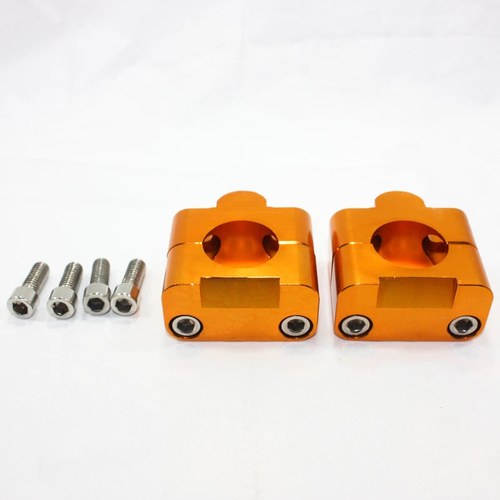 CNC Gold 7/8“ to 11/8” Handle Bar Clamp Riser Pit Pro Trail Dirt Quad Bike ATV