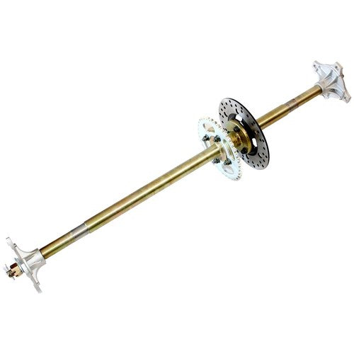890mm Rear Axle Assembly+ Sprocket+ Rotor 125cc Quad Dirt Bike ATV Kandi Buggy