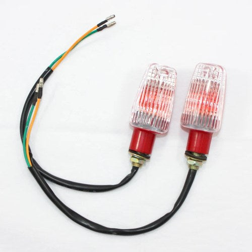 Red 12V Rec Reg Indicator Turn Signal Light Pit Pro Dirt Motorcycle Bike MX