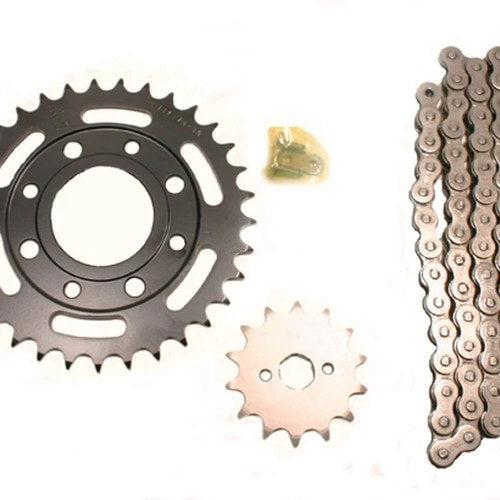 Honda Nighthawk 250, 1996 1997 1998 1999, Chain and 14/33 Sprocket Set - CB250