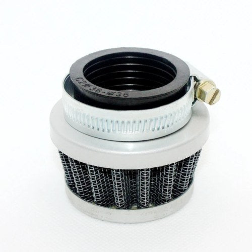 35mm Steel Pod Air Filter Cleaner 50c 110cc Pit Trail Quad Dirt Bike ATV Buggy