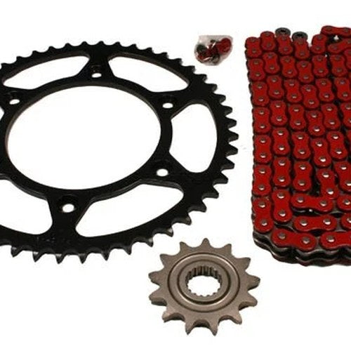 Honda CRF450R, 2004 2005 2006 2007 2008, Red O-Ring Chain & Sprockets - Crf 450R