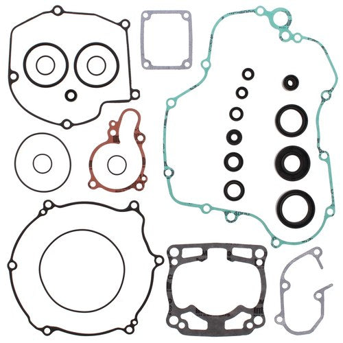 Kawasaki KX 125, 2003-2005, Complete Gasket Set with Seals - KX125