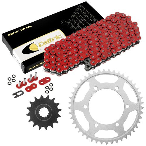 Red O-Ring Drive Chain & Sprockets Kit for Suzuki GSX-R750 GSXR750 2011-2016