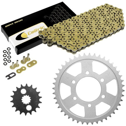 Golden O-Ring Drive Chain & Sprockets Kit for Kawasaki ZX1200 Ninja ZX12R 00-06