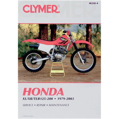Clymer Physical Book for Honda XL/XR/TLR 125-200 1979-2003 | M318-4